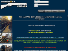 Tablet Screenshot of chelmsfordmilitaria.com